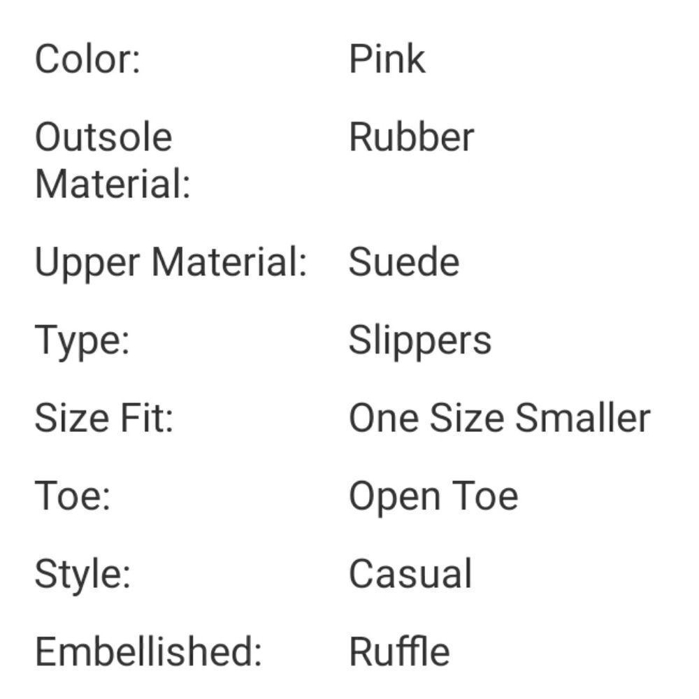 Ruffle Decor Open Toe Sliders - Picture 7 of 7